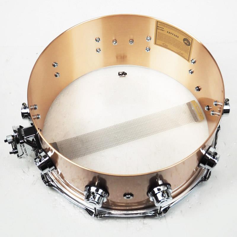 トラヴィス dw DRVZ6514SVC [Collector's Series Brushed Bronze Snare Drum 14