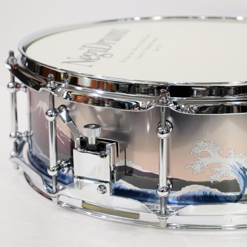 Negi Drums GNF-1450P [1mm Steel 14''×5'' Snare Drum - 銀富士