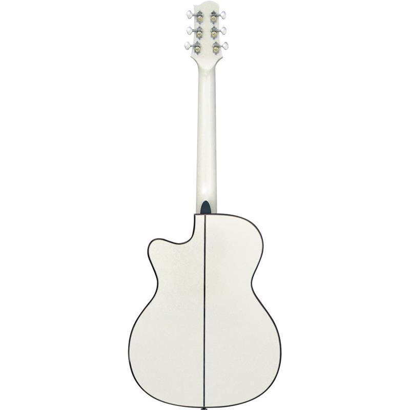 限定品 Sヤイリ ラメ入り塗装 エレアコギター YATK-1400EC/WHG