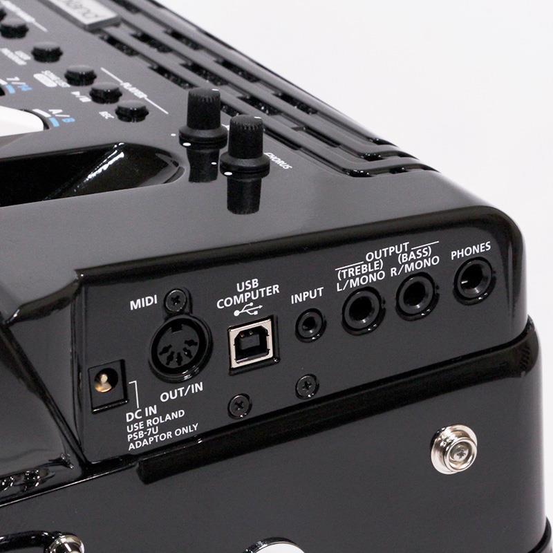 Roland FR-4X BK (1台限定・展示クリアランス超特価！) ブラック Vアコーディオン ローランド 電子 ピアノ式 37鍵盤 中型 ピアノタイプの画像