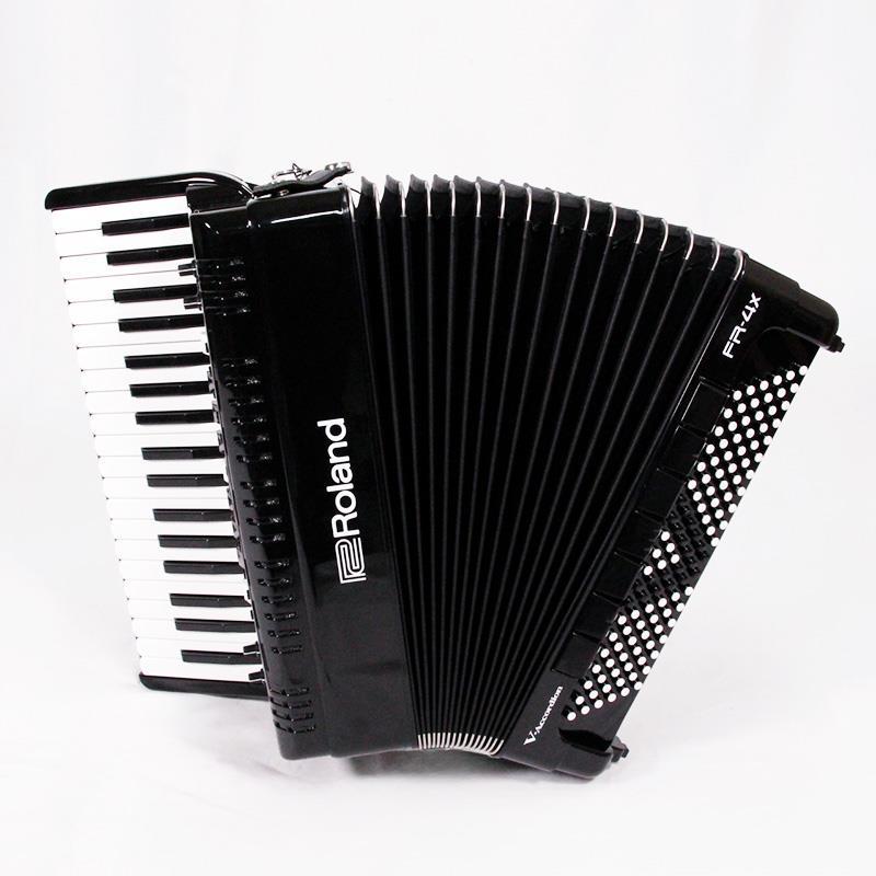 Roland FR-4X BK (1台限定・展示クリアランス超特価！) ブラック Vアコーディオン ローランド 電子 ピアノ式 37鍵盤 中型 ピアノタイプの画像