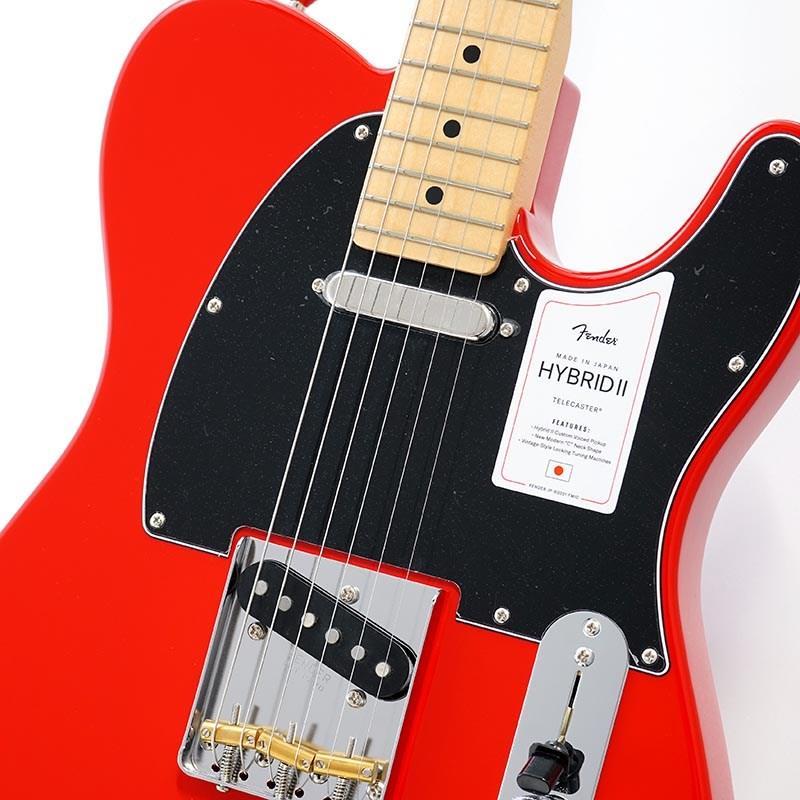 Fender Made in Japan Hybrid II Telecaster (Modena Red/Maple)の画像