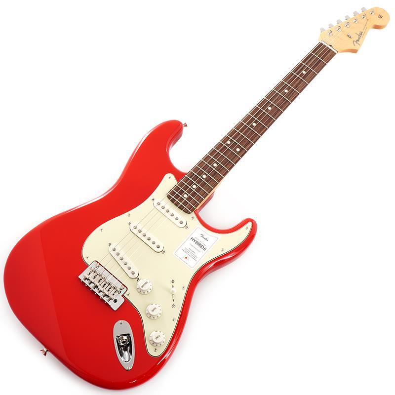 Fender Made in Japan Hybrid II Stratocaster (Modena Red/Rosewood)の画像