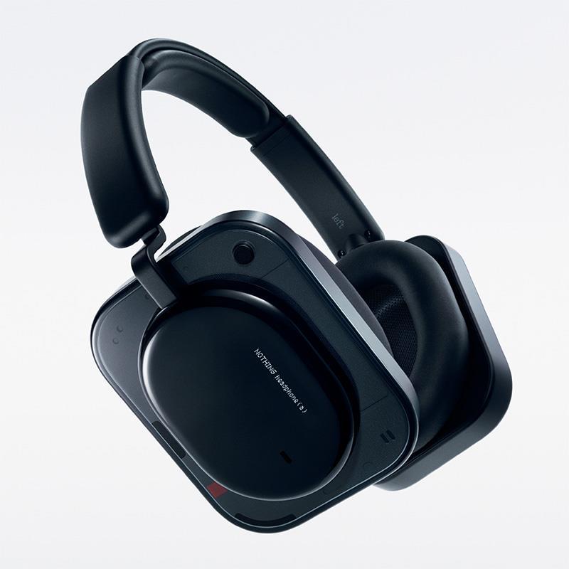 Nothing Headphone (a) Black (ブラック)(ノッシング)(ワイヤレスヘッドホン)(国内正規品)(IP52 防塵・防水)(Bluetooth 5.3対応)(Headphone(a))の画像