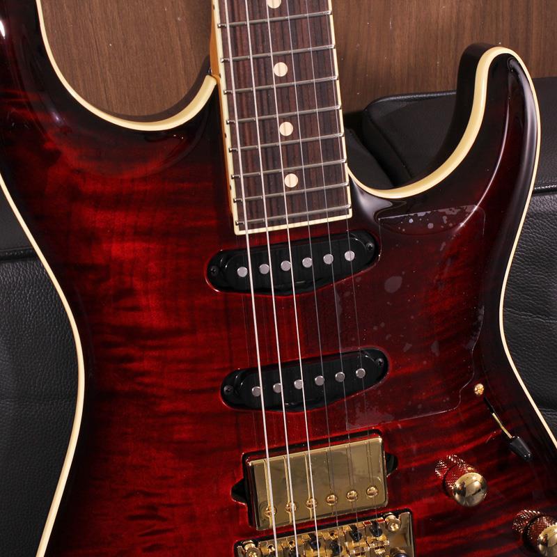 Suhr Guitars Standard Carve Top Flame Maple Top Chili Pepper Red Burst w/Ivoroid Binding SN. 82872_4