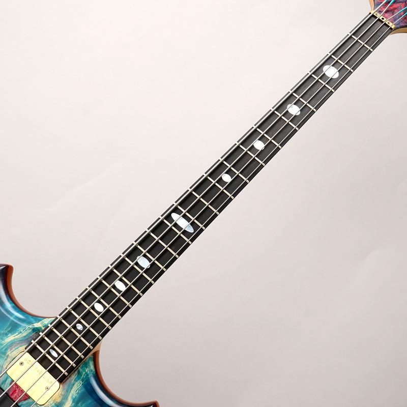 ALEMBIC SCSB4 Buckeye Resin [Stanley Clark Signature Deluxe w/Side LED's Blue]_4