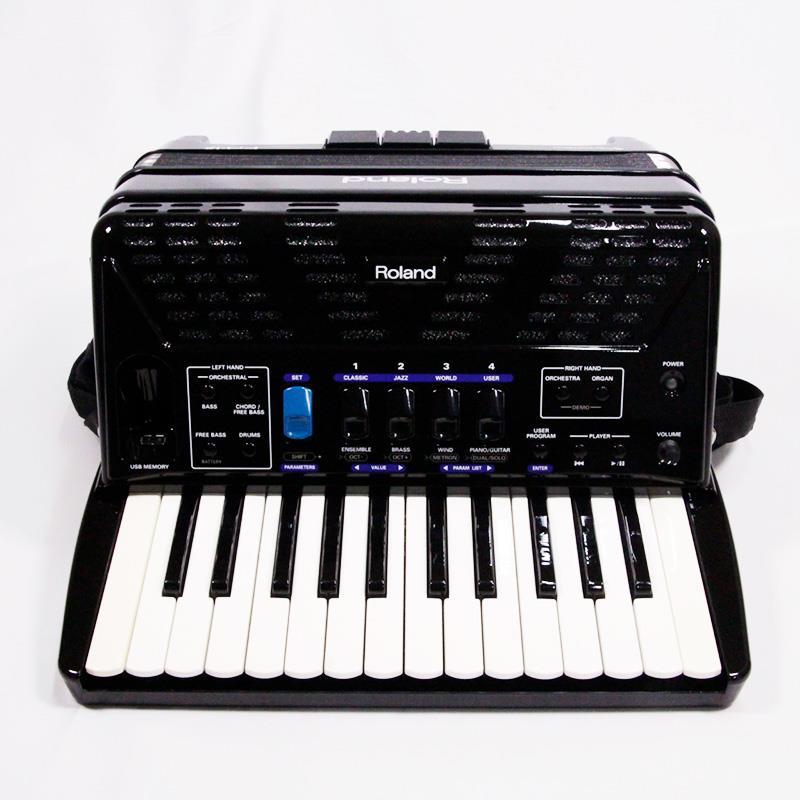 Roland USED 中古 (純正キャリングバッグBAG-FR1付) FR-1X BK (ピアノタイプ) Vアコーディオン  ローランドの画像