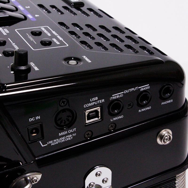 Roland USED 中古 (純正キャリングバッグBAG-FR1付) FR-1X BK (ピアノタイプ) Vアコーディオン  ローランドの画像