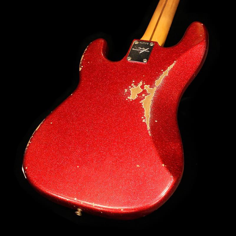 Fender Custom Shop Limited Edition Masterbuilt J Precision Bass PJ， King’s Red Sparkle_8