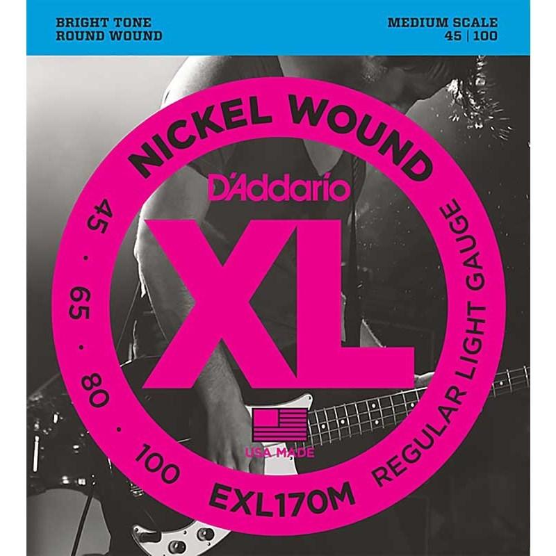 D’Addario XL Nickel Round Wound EXL170M｜ikebe-revole