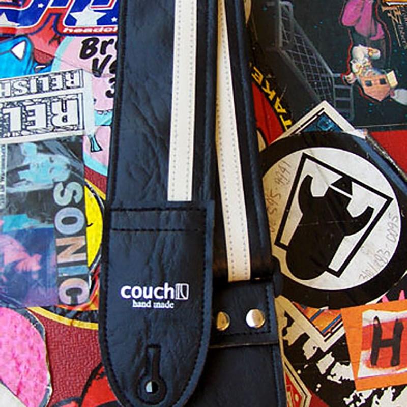 Couch Guitar Strap Racer X Black/White |  | 04