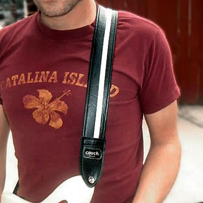 Couch Guitar Strap Racer X Black/White |  | 06