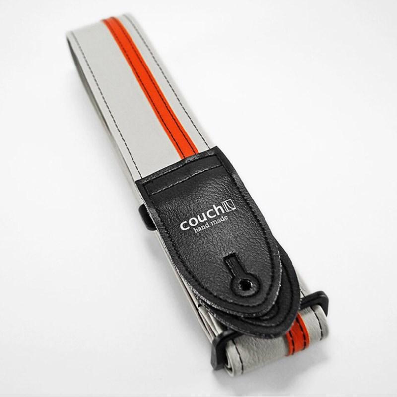 Couch Guitar Strap Racer X White/Orange |  | 03