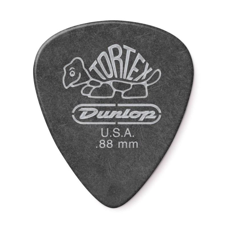Dunlop (Jim Dunlop) 488R Tortex Pitch Black Gold Standard (0.88mm) | Jim Dunlop