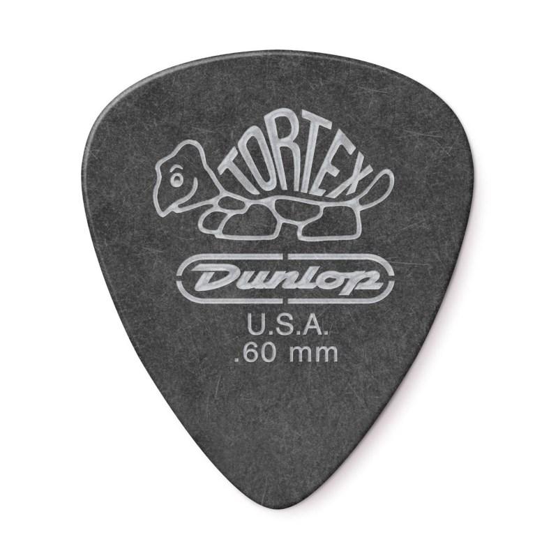Dunlop (Jim Dunlop) 488R Tortex Pitch Black Gold Standard (0.60mm) | Jim Dunlop
