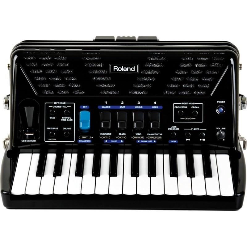 Roland (台数限定・専用キャリングバッグ付※本体のみ先発送・ケースは入荷次第発送(4月中入荷予定)) FR-1X BK ブラック ローランド Vアコー...の画像