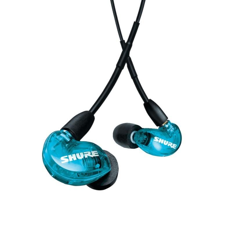 SHURE SE215 Special Edition(SE215SPE-A トランス・ルーセント・ブルー)(国内正規品・2年間保証) :254452:イケベ楽器店 通販 SE215SPE-B-UNI-A