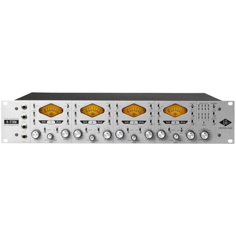 Universal Audio 4-710D(真空管/ソリッドステートブレンド・4chプリアンプ)(国内正規品)(ユニバーサルオーディオ)