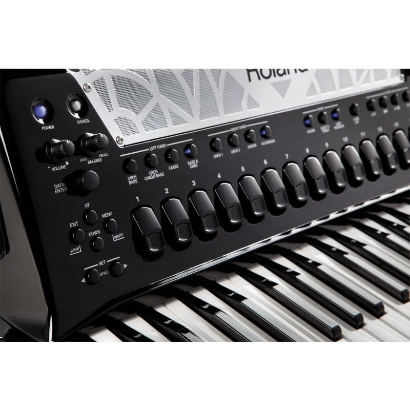 Roland FR-8X BK Vアコーディオン 【ピアノタイプ・ブラック】【数量限定・高品質なイタリア製ショルダーストラッププレゼント！】｜ikebe｜05