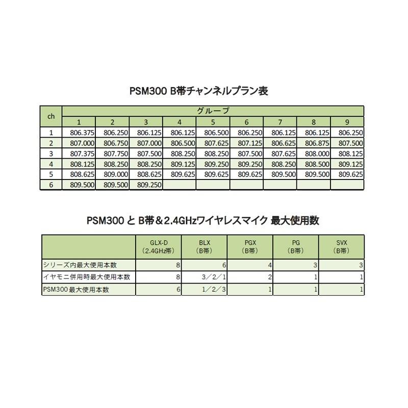 SHURE P3TJR-JB (PSM300)(P3TJR)(イヤーモニターシステム)(イヤモニ・システム)(B帯)(国内正規品2年保証)(シュア) | SHURE | 06
