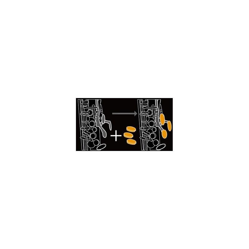 VIVACE ヴィヴァーチェ パームキーライザー(サクソフォン左手用・3個