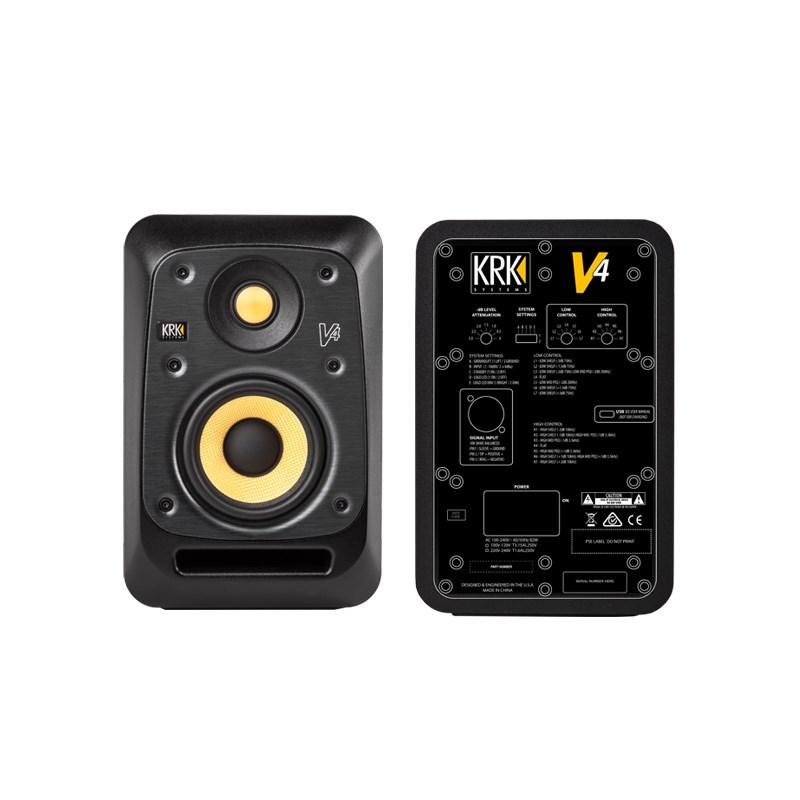 KRK V4S4 V4 S4 モニタースピーカー mini付｜ツイーター凹みあり｜現状