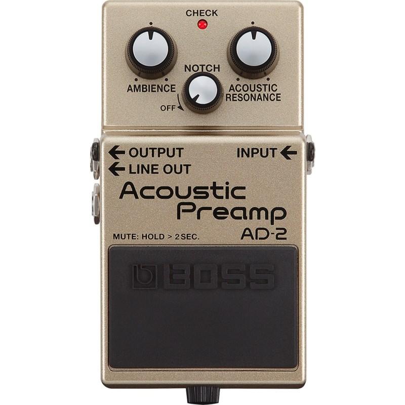 BOSS（楽器、器材） - BOSS 【×IKEBEクリアポーチプレゼント】AD-2 [Acoustic Preamp)]アコギ用プリアンプ・EQ 主任者 ギター-楽器、手芸、コレクション
