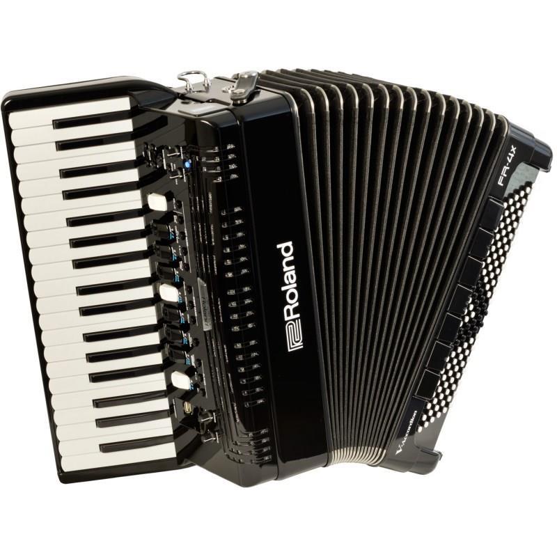 Roland (予約商品・納期未定・数ヶ月〜)(台数限定・純正リュック型ソフトケース付き) FR-4X BK ブラック Vアコーディオン ローランド 電子 ピ...の画像