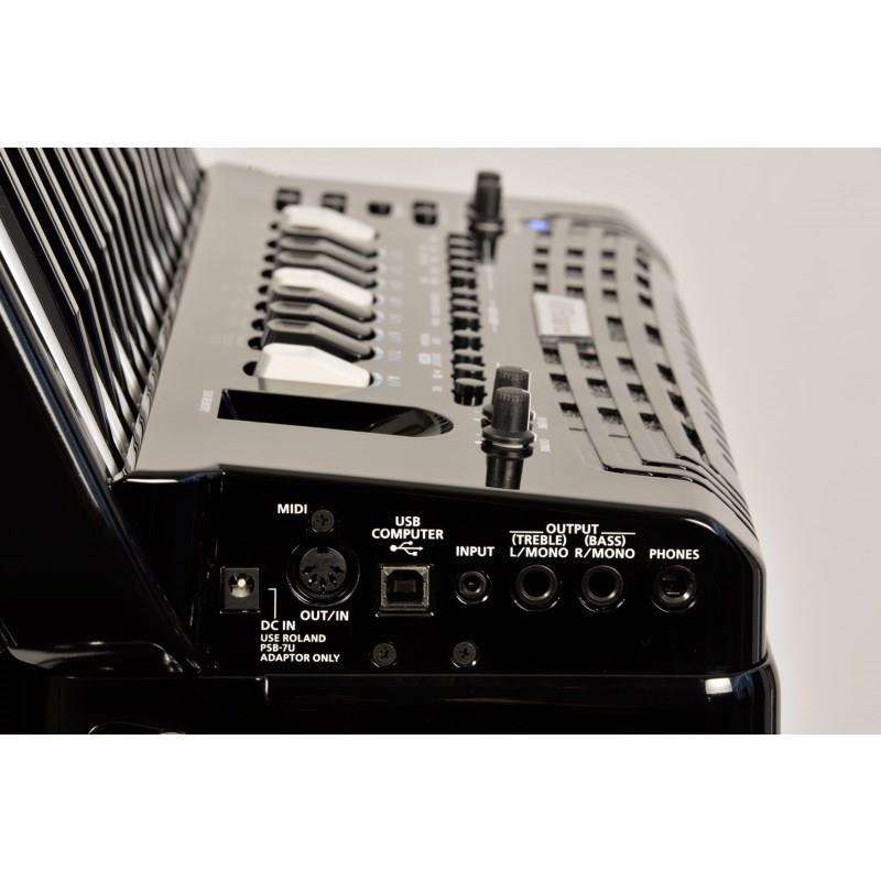 Roland (予約商品・納期未定・数ヶ月〜)(台数限定・純正リュック型ソフトケース付き) FR-4X BK ブラック Vアコーディオン ローランド 電子 ピ...の画像