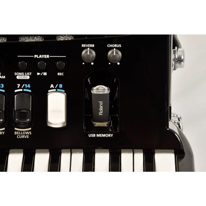Roland (予約商品・納期未定・数ヶ月〜)(台数限定・純正リュック型ソフトケース付き) FR-4X BK ブラック Vアコーディオン ローランド 電子 ピ...の画像