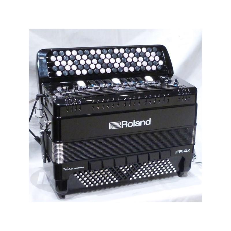 Roland (台数限定・純正リュック型ソフトケース付き) FR-4Xb BK ローランド ブラック Vアコーディオン 電子 クロマチックアコーディオン ボタ...の画像