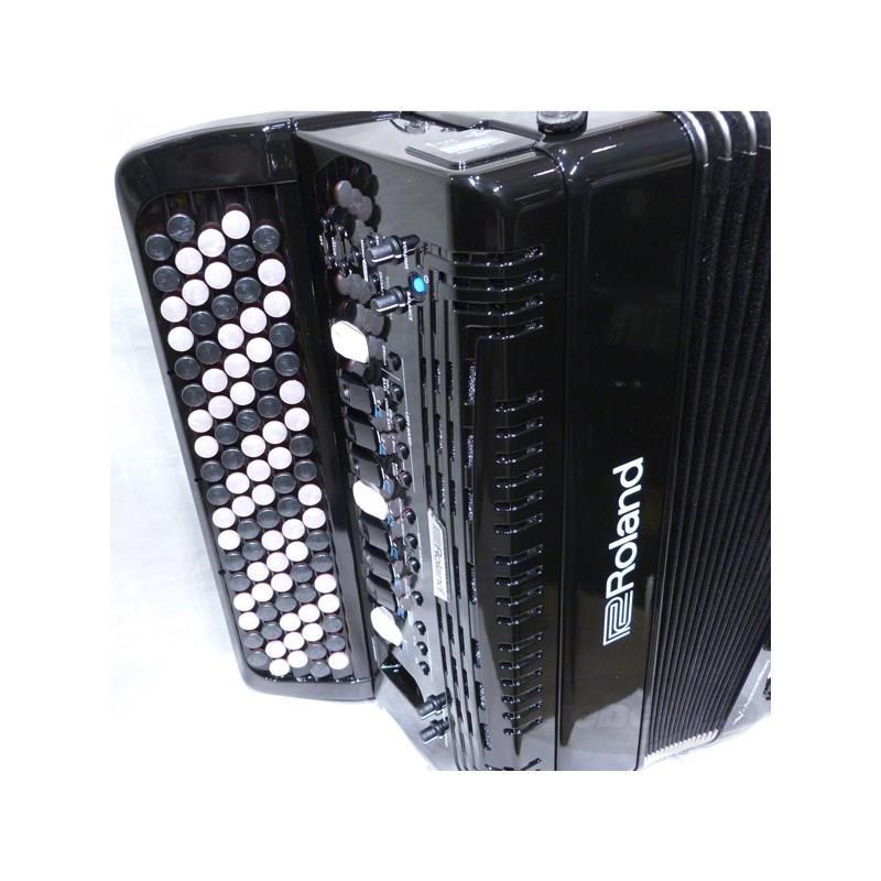 Roland (台数限定・純正リュック型ソフトケース付き) FR-4Xb BK ローランド ブラック Vアコーディオン 電子 クロマチックアコーディオン ボタ...の画像