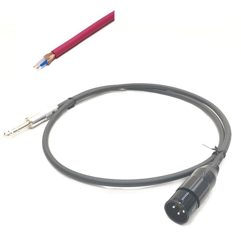 MOGAMI 2549 TXM 赤/5.0m【assy by oyaide・TRS-XLR(M)】【受注生産品