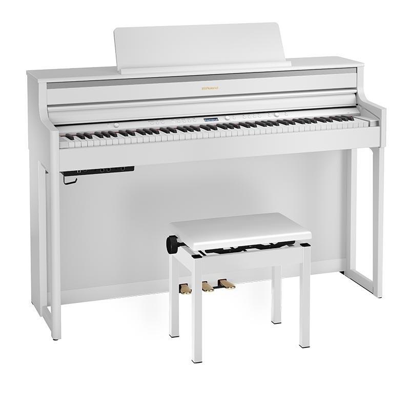 Roland 【5月中旬以降据付予定】HP704-WHS(ホワイト)(当店限定・3年保証) (豪華特典つき) (古い電子ピアノ無料引取) (全国配送設置無料/沖...の画像