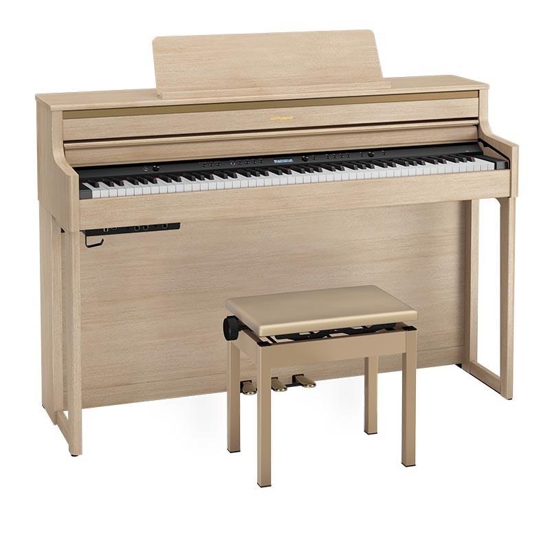Roland 【5月下旬以降据付予定】HP704-LAS（ライトオーク調仕上げ）(当店限定・3年保証)(豪華特典つき)(古い電子ピアノ無料引取)(全国配送設...の画像