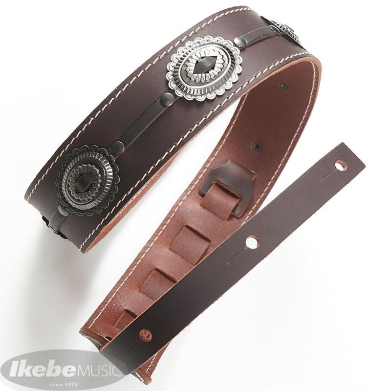 Richter Straps #1567 MOTORHEAD Guitar Strap [Brown/Old Silver]｜ikebe