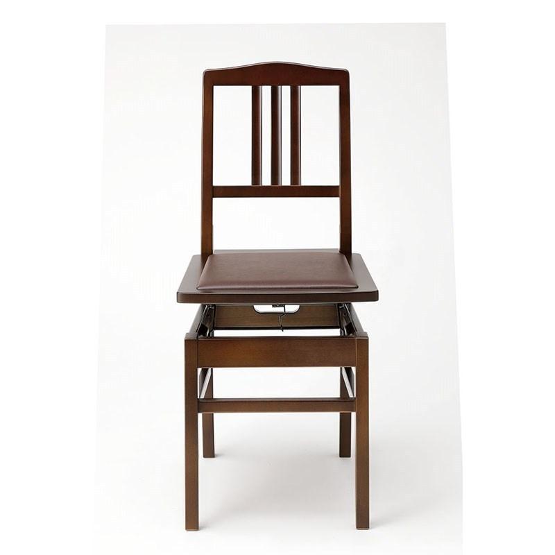 甲南 NO.5 ウォルナット塗 (ピアノ椅子 背付きタイプ)【日本製】【お取寄せ商品】【代引不可】【沖縄・離島送料別途見積】_2