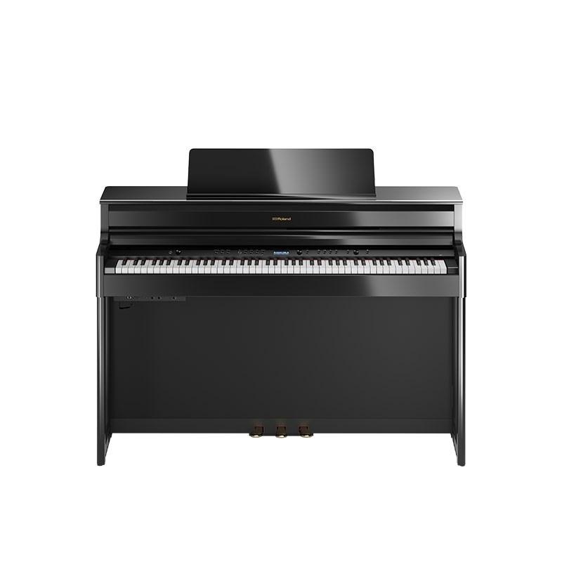 Roland 【5月下旬以降据付予定】HP704-PES(黒塗鏡面艶出し塗装仕上げ)(当店限定・3年保証)(古い電子ピアノ無料引取)(豪華特典つき)(全国配送...の画像