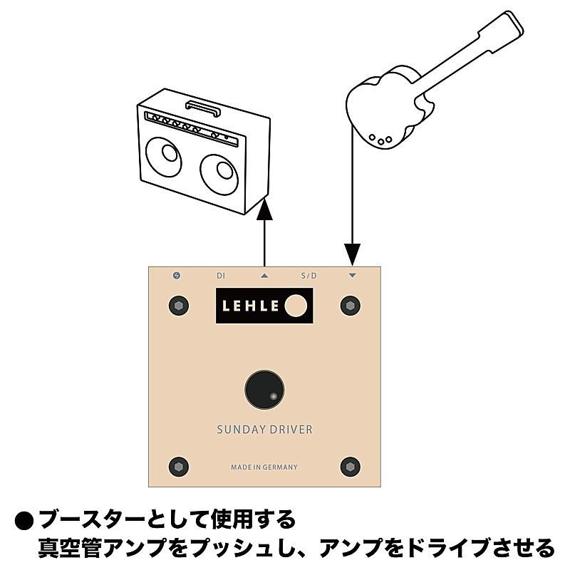ギター Lehle Sunday D buffer & booster LEHLE SUNDAY DRIVER II（リール）バッファー ブースター : イケベ楽器