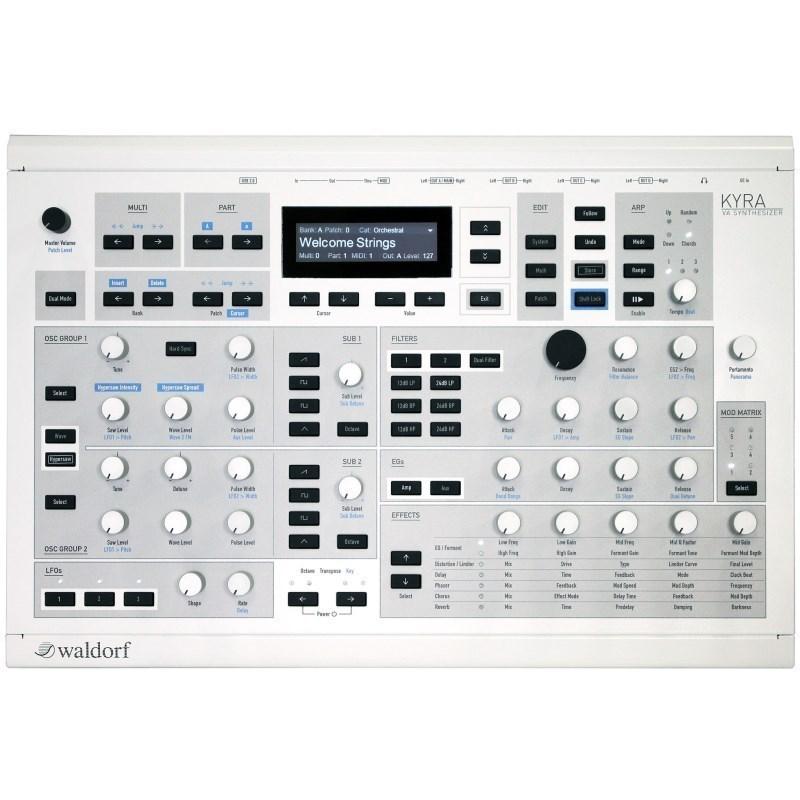 Waldorf KYRA ホワイト ほぼ未使用 付属品完備 Waldorf KYRA White(バーチャルアナログ・シンセサイザー