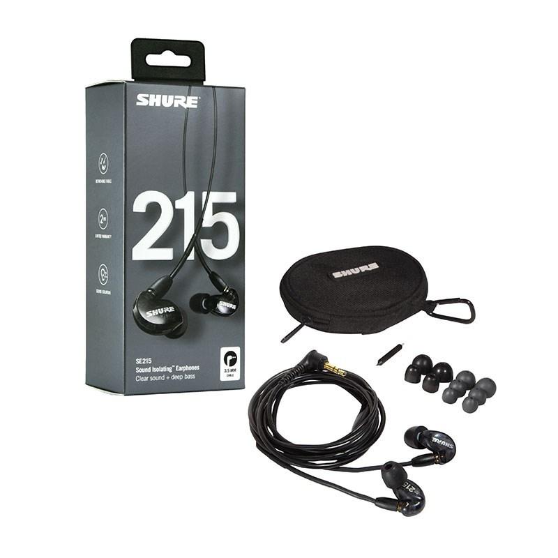 SHURE シュア イヤホン 有線 SE215-K-A トランスルーセントブラッ Amazon.co.jp: 【VGP 殿堂入り金賞】SHURE シュア イヤホン 有線