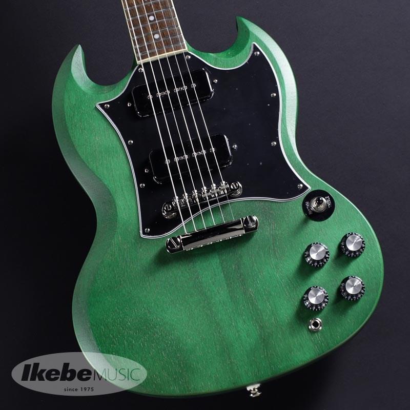 Epiphone SG Classic Worn P-90 (Worn Inverness Green Epiphone SG Classic Worn P-90 (Worn Inverness Green
