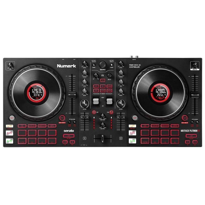 Numark Mixtrack Platinum FX ヘッドホンセット Amazon.co.jp: Numark 中級者向け 4デッキ DJコントローラー と 密閉型