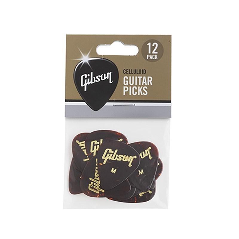 Gibson 【激得GWセール】Tortoise Picks (Medium) ×12枚セット [APRT12-74M] | Gibson | 01