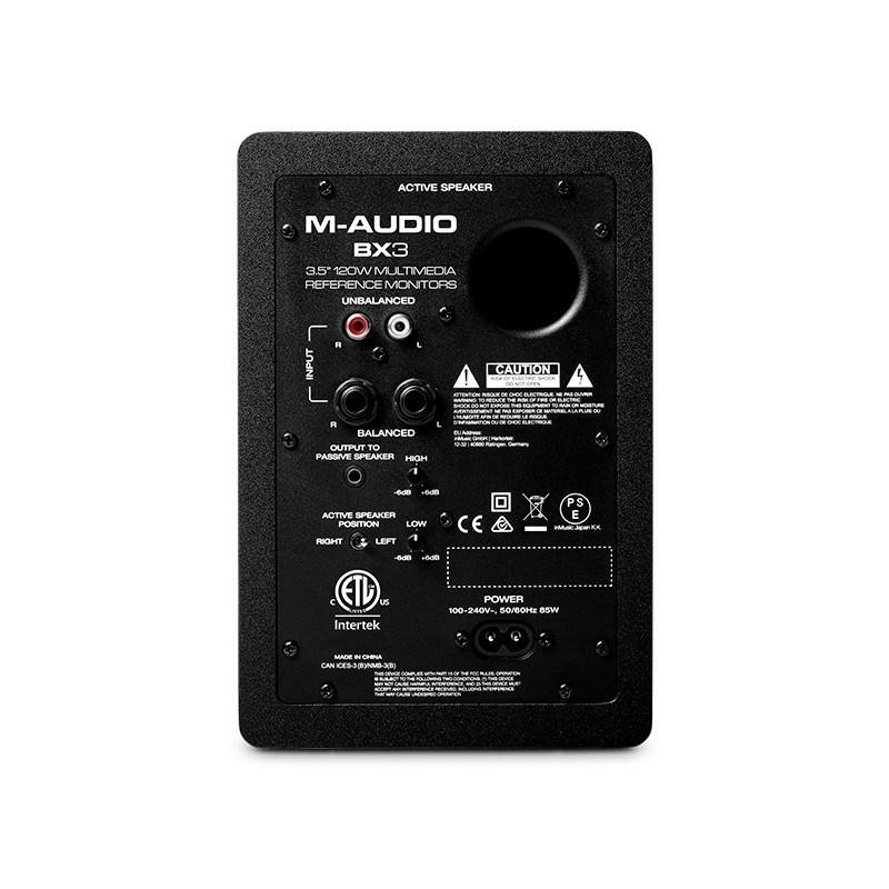ほぼ新品】 M-AUDIO BX3 スピーカー ペア Amazon.co.jp: M-Audio