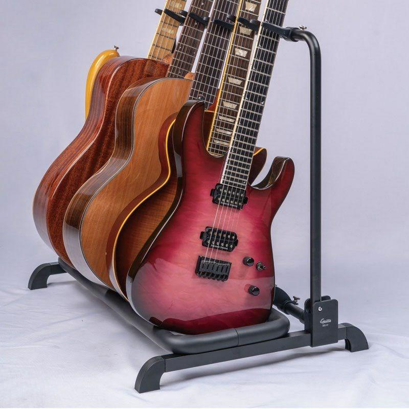 GUITTO GGS-07 [仕切り可変型 複数本立てギタースタンド] : イケベ楽器