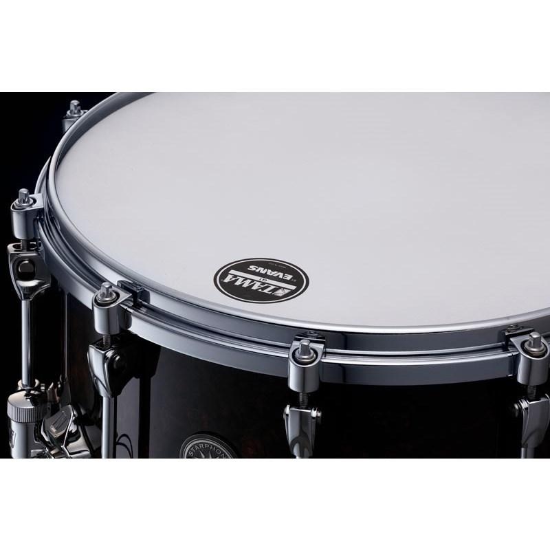 TAMA PWB147 [STARPHONIC / Walnut 14×7]【Made in Japan】 Tama Starphonic Walnut 14x7 Snare Drum - Gloss Black Walnut Burl