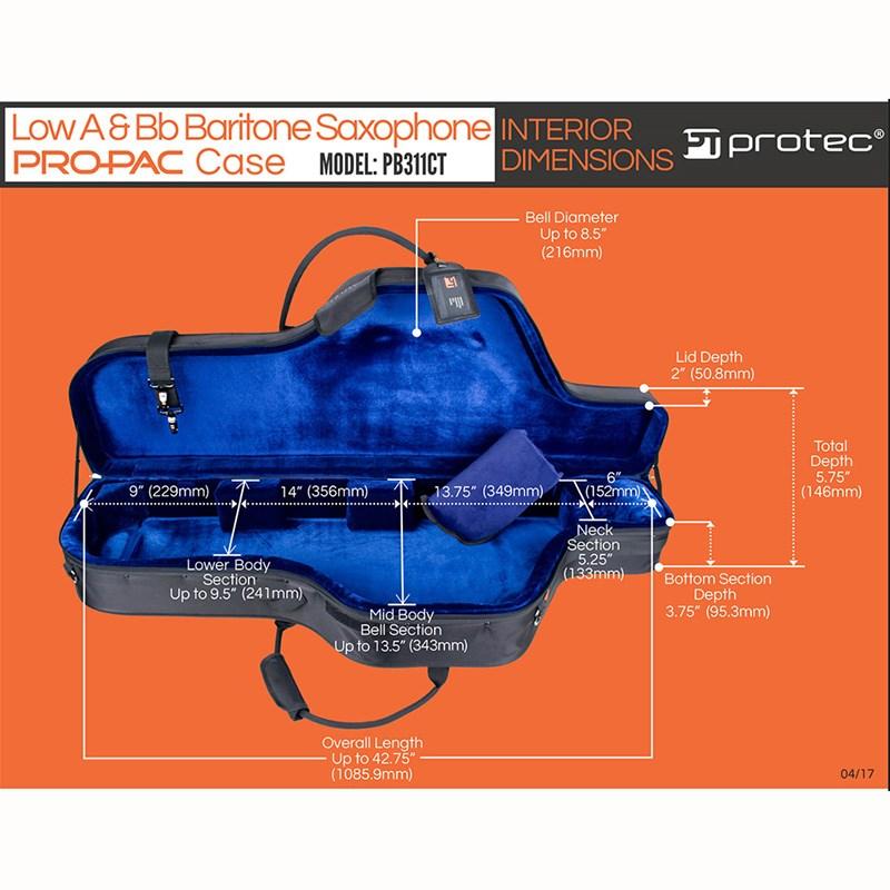 PROTEC バリトンサックス用ケース プロテック PB311CT : イケベ楽器店