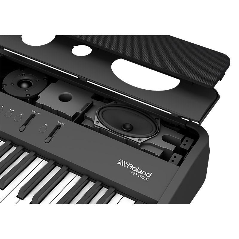 Roland 【お取り寄せ商品】FP-90X-BK + 専用スタンドセット (※沖縄、一部離島へのお届けは送料別途お見積り)(代引き不可)(電子ピアノ)の画像
