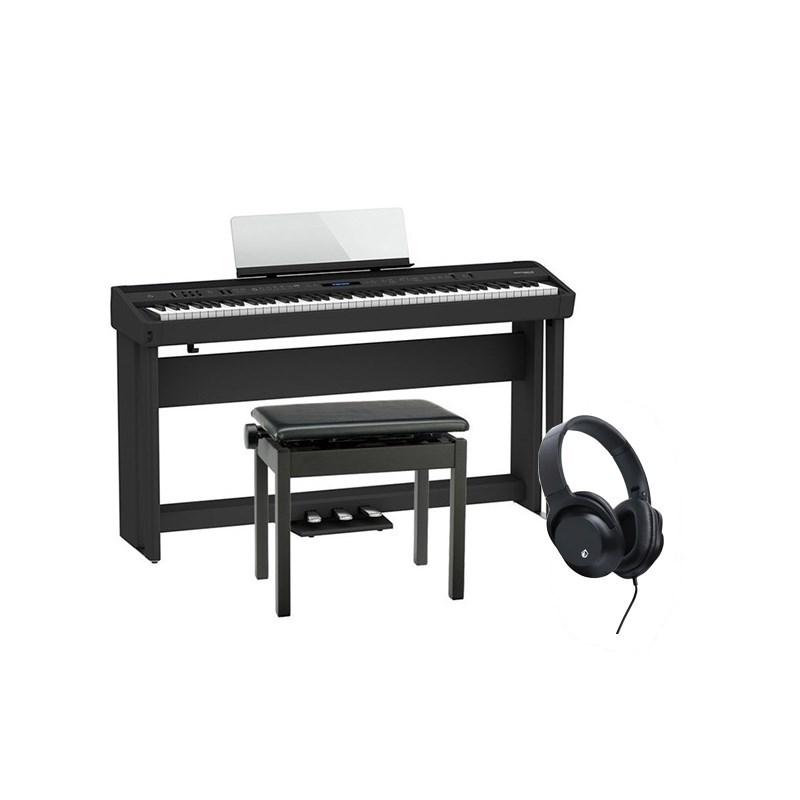 【送料無料】Roland FP-90X ブラック スタンド・ペダルセット ローランド（Roland） 【お取り寄せ商品】FP-90X-BK +専用スタンド+3本